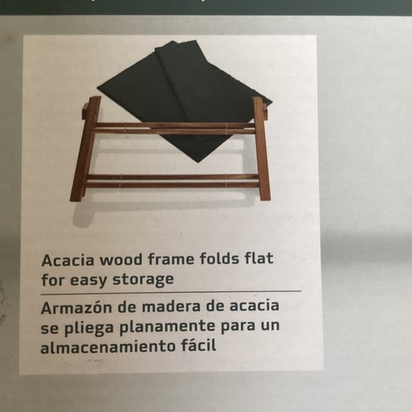 Ernesto 3 pc Slate Serving Stand 2 Tier Slate Acacia Wood Frame New - Picture 6 of 11